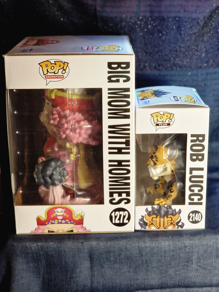 Funko - Funko Pop Funko Pop One Piece Bundle - Big Mom With Homies Jumbo Pop #1272 & Rob Lucci #2140 - Etat near mint - 2020+ - U.S. #3.2