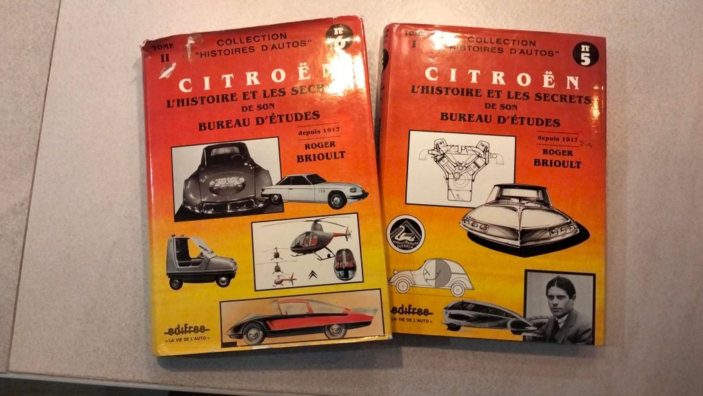 Roger Brioult - CITROËN L'HISTOIRE ET LES SECRETS DE SON BUREAU D'ETUDES tome 1 et tome 2 par Roger Brioult - 1987-1987 #1.0
