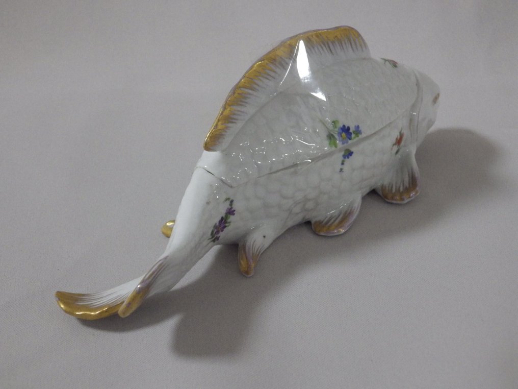 Schierholz & Sohn - 玩具人偶 - Poisson "boîte en porcelaine" - 瓷 #3.2