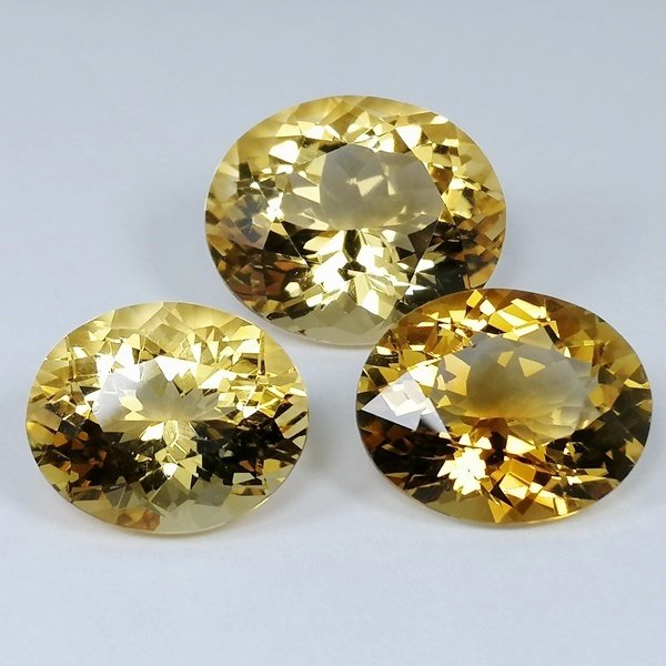3 pcs Citrine - 43.28 ct - Instituto Gemólogico Español (IGE) #3.2