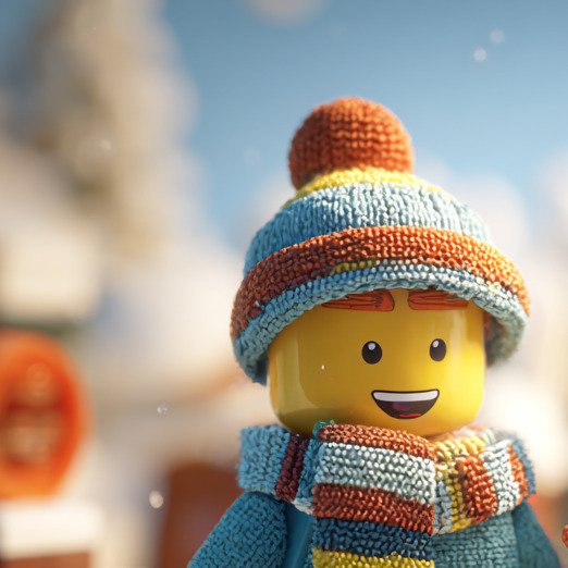Shayer - LEGO Snow Adventure - XL - 60x80cm - 1/1 Limited Edition #1.0