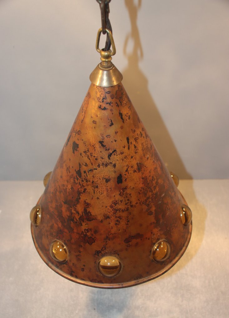 掛燈 - 玻璃, 銅 #2.1
