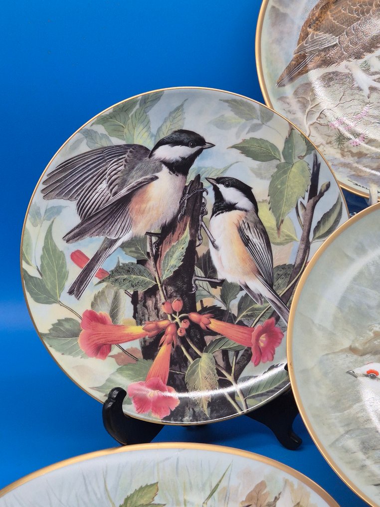 Franklin Porcelain – „Gamebirds of the World“ von Basil Ede – 8 Sammlerteller, Limoges - Πιάτο - Πορσελάνη #3.2