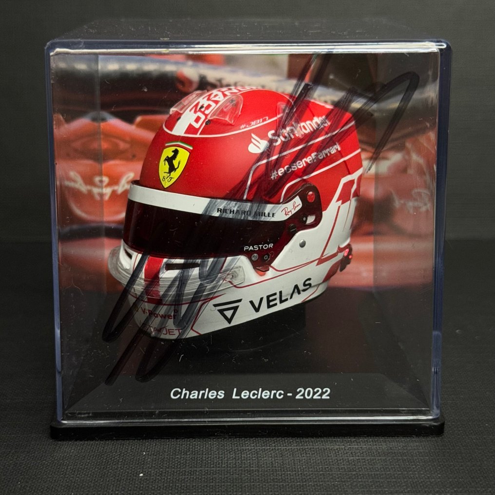 Ferrari - GP Monaco - Charles Leclerc - 2022 - Κράνος κλίμακας 1/5.  #2.1