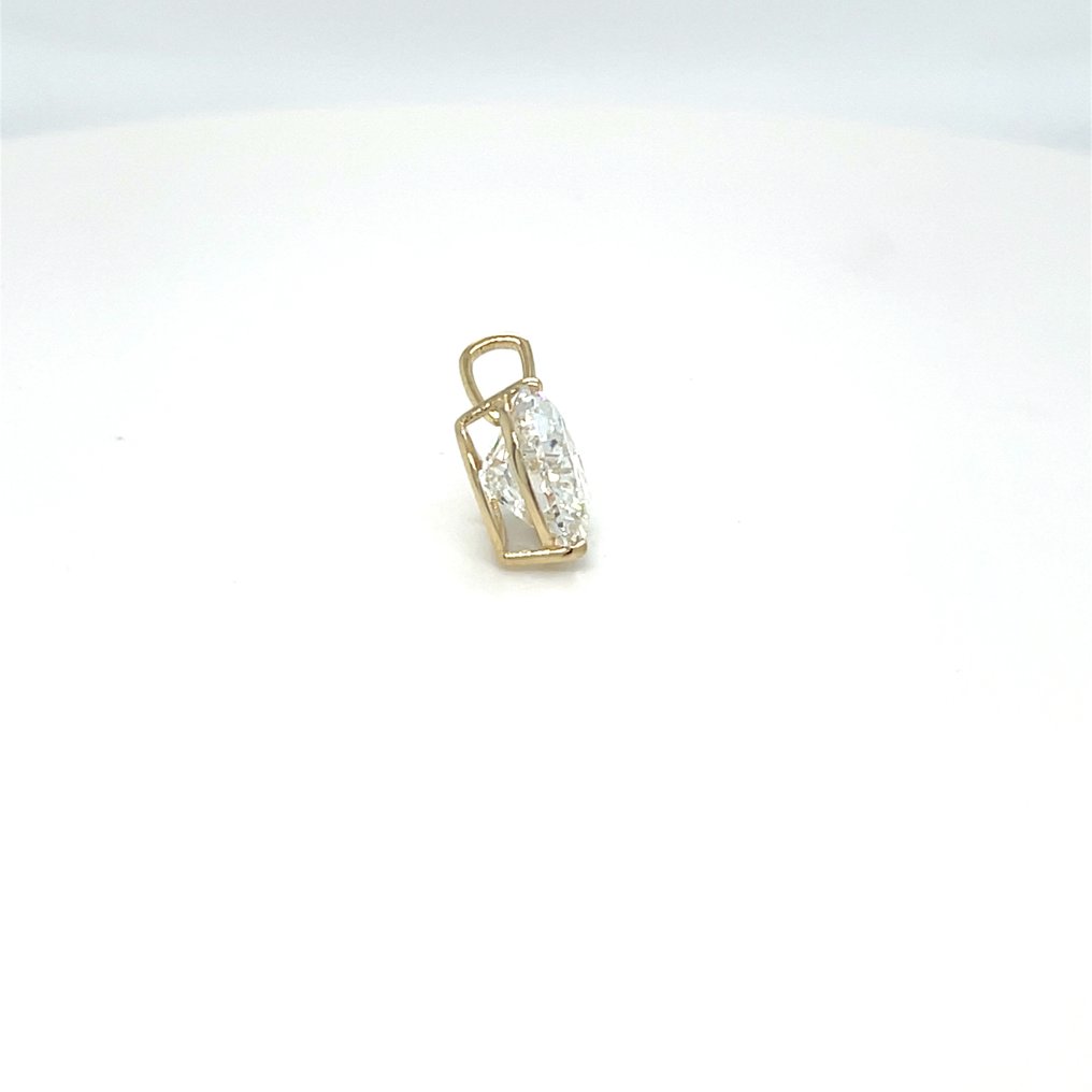 Zonder minimumprijs - Hanger - 14 karaat Geel goud - 2.04ct. tw. Diamant (Lab-grown) #4.3