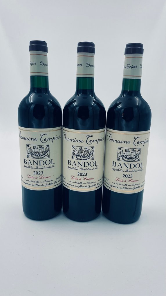 2023 Domaine Tempier "Lulu et Lucien" - Bandol - 3 Bottles (0.75L) #1.0