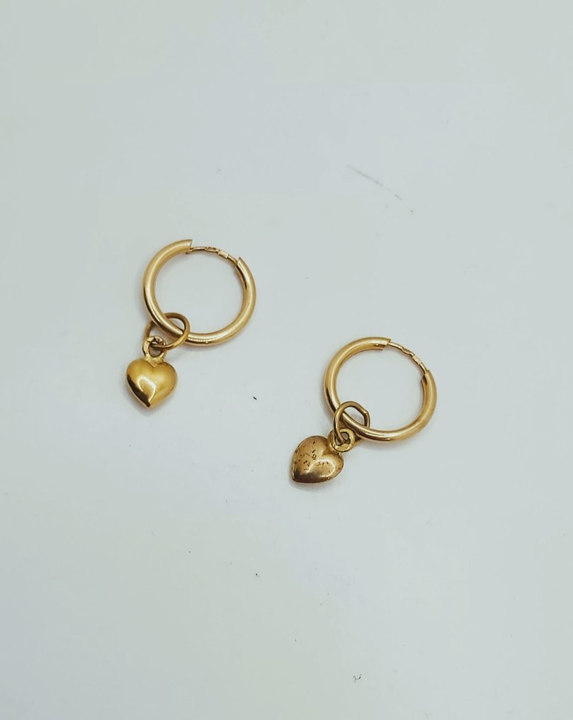 Nincs minimálár - Drop fülbevaló - 19,2 kt. Sárga arany #2.1