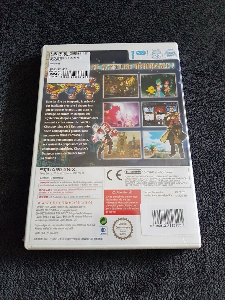Nintendo - Wii - Final Fantasy Fables Chocobos Dungeon FRA - 電動遊戲 - 原裝盒未拆封 #1.0