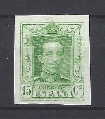 西班牙 1922/1930 - Alfonso XIII- 变色 -无牙 - Edifil nº 315cc #1.0