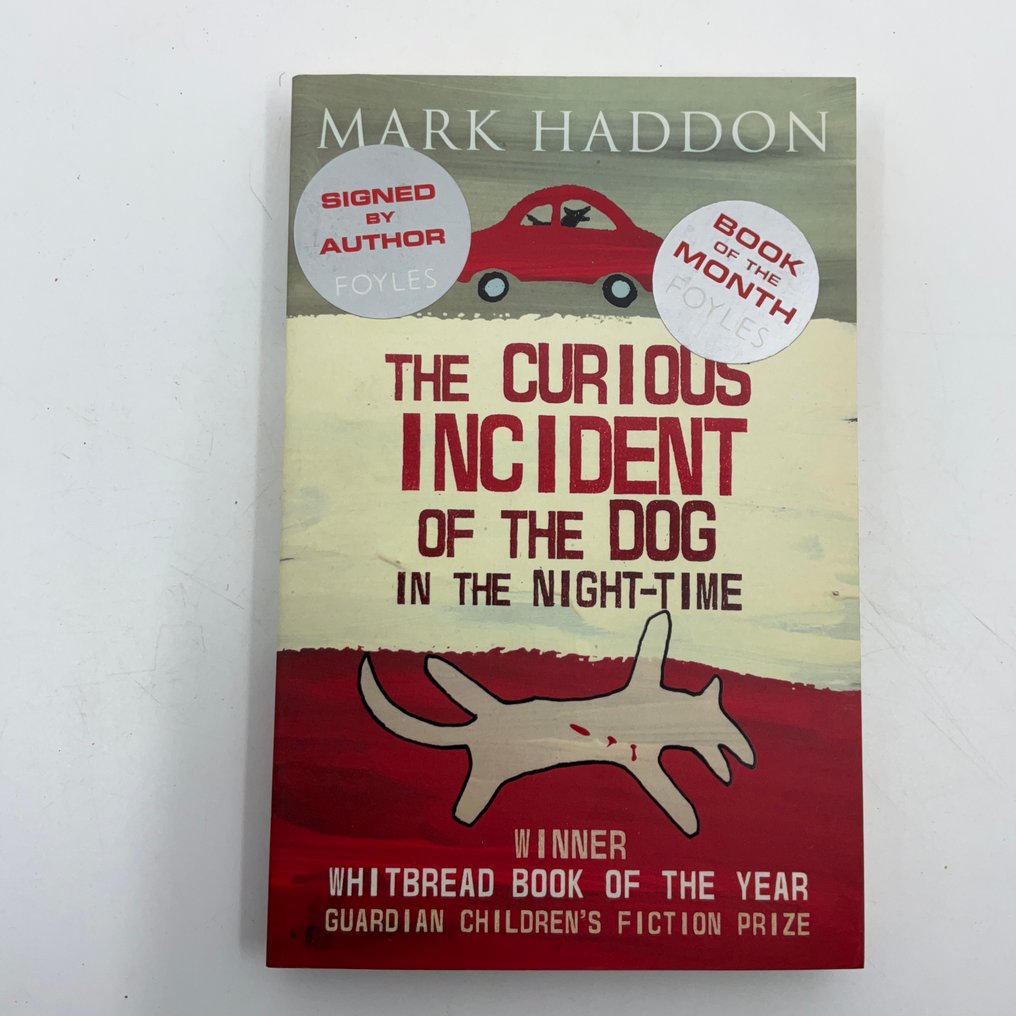 Signed; Mark Haddon - The Curious Incident of the Dog in the Night-Time - 2004 #1.0