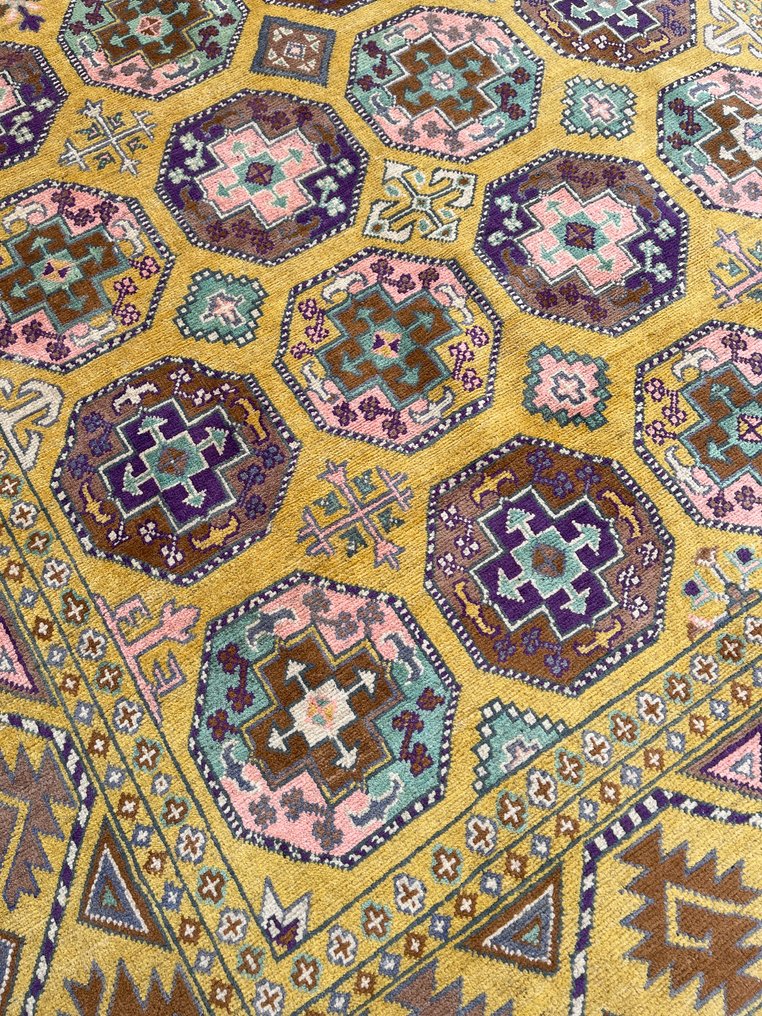 Afghaan Torkaman Design - neu - unbenutzt - handgeknotet - Wolle - neu - Teppich - 296 cm - 202 cm #3.2