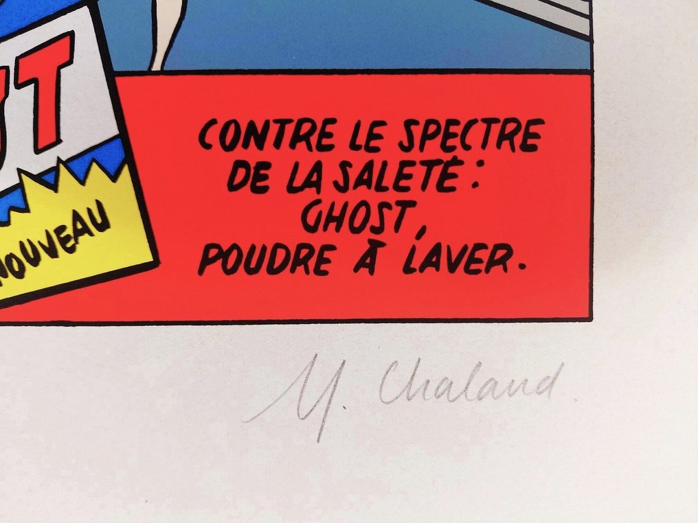 Chaland, Yves - 1 Silkscreen - Ghost, contre le spectre de la saleté - 1983 #3.2