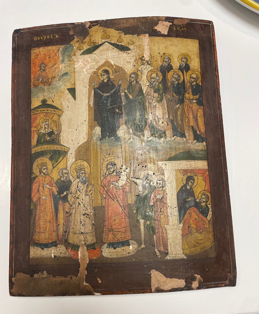 标志 - 上帝之母的波克罗夫 - 木 #1.0