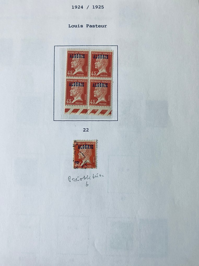 Wereld  - Collectie / Uitzoeker Algerije #1.0