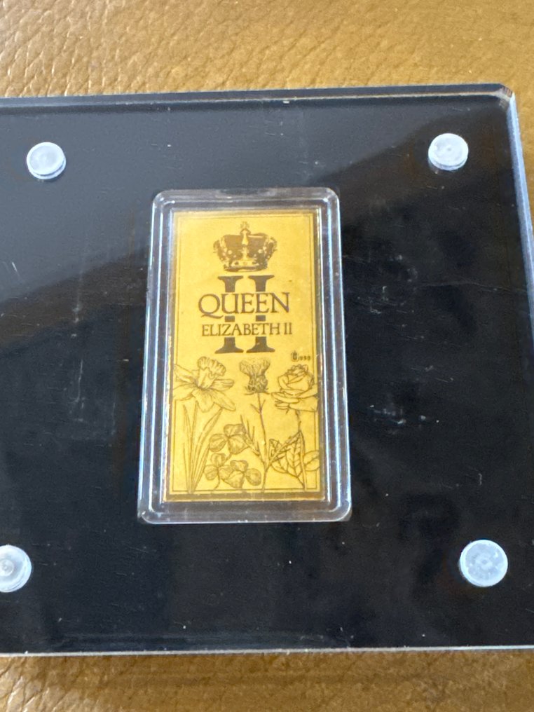 Ηνωμένο Βασίλειο. ND Queen Elizabeth Platinum Jubilee, 1/200 Oz (.999) mit CoA  (χωρίς τιμή ασφαλείας) #2.1