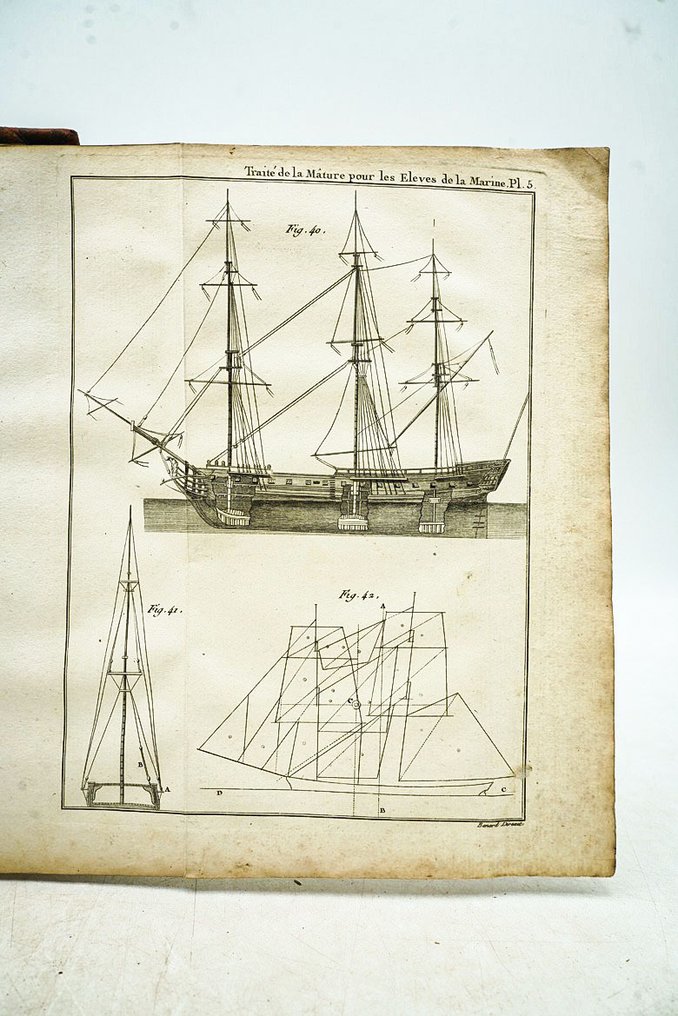De Castries - Traité élémentaire de la Mâture des Vaisseaux à l'usage des élèves de la Marine - 1788 #1.0