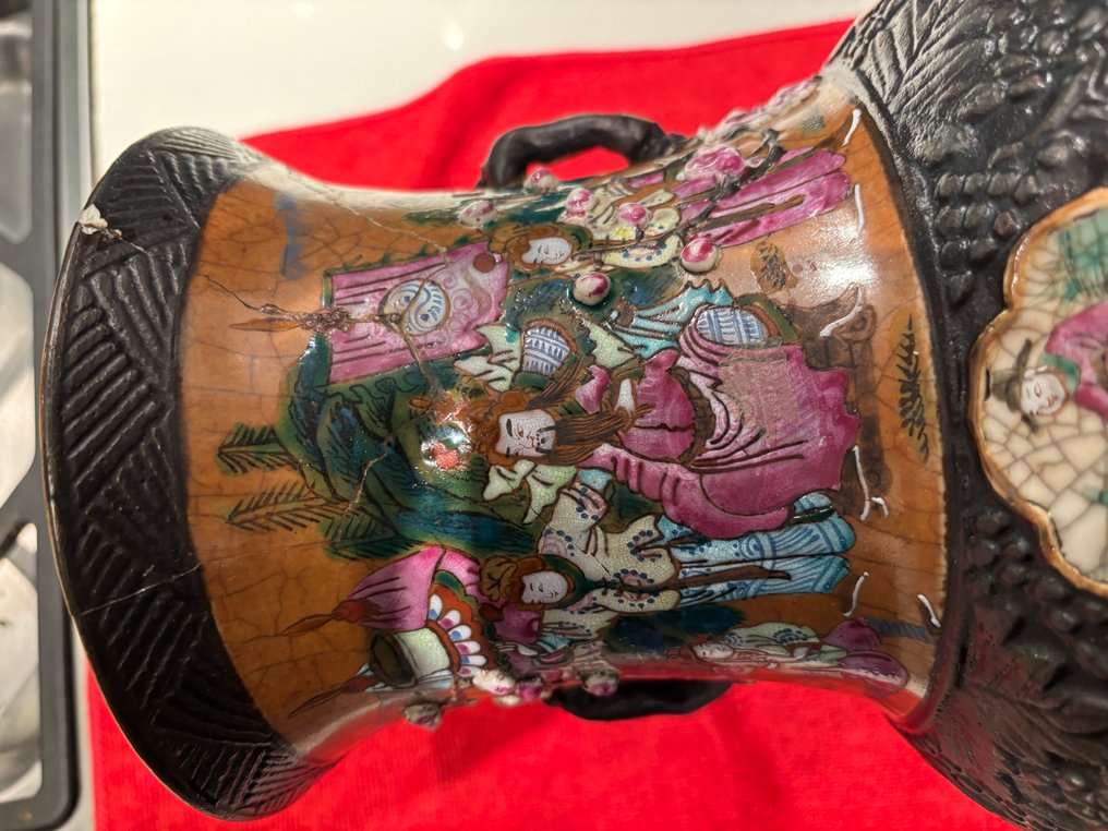 Vase - Keramik - Kina - Vase Nankin  (Ingen mindstepris) #4.3