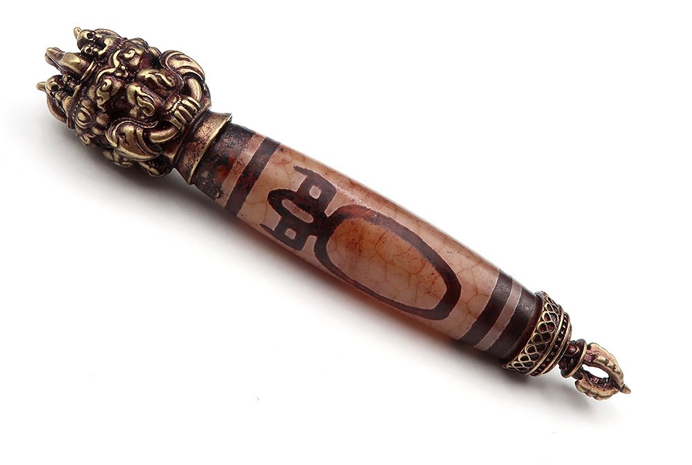 阿穆莱特 Dzi - 马蒙 Dzi - 加鲁达 - 财富、胜利与财务保护的至高护符 - 護身符 #1.0