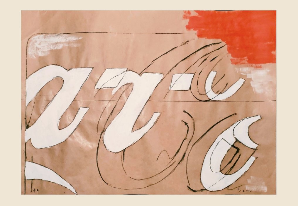 Mario Schifano (1934-1998) - Propaganda - particolare #1.0