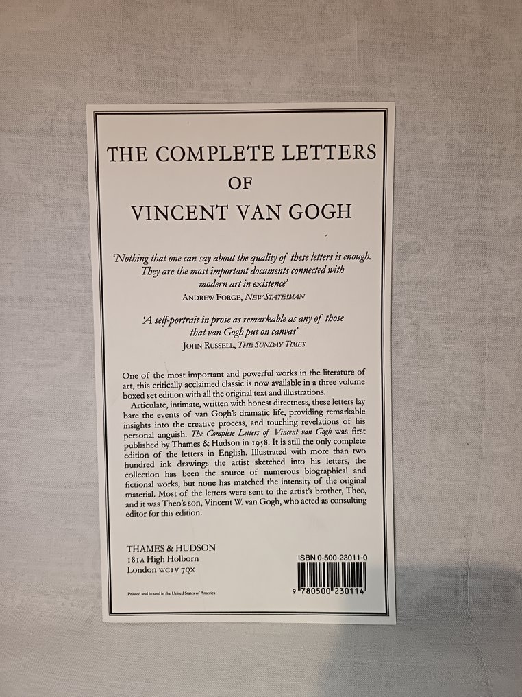 Thames & Hudson - The complete letters of Vincent van Gogh - 1959-1999 #3.2