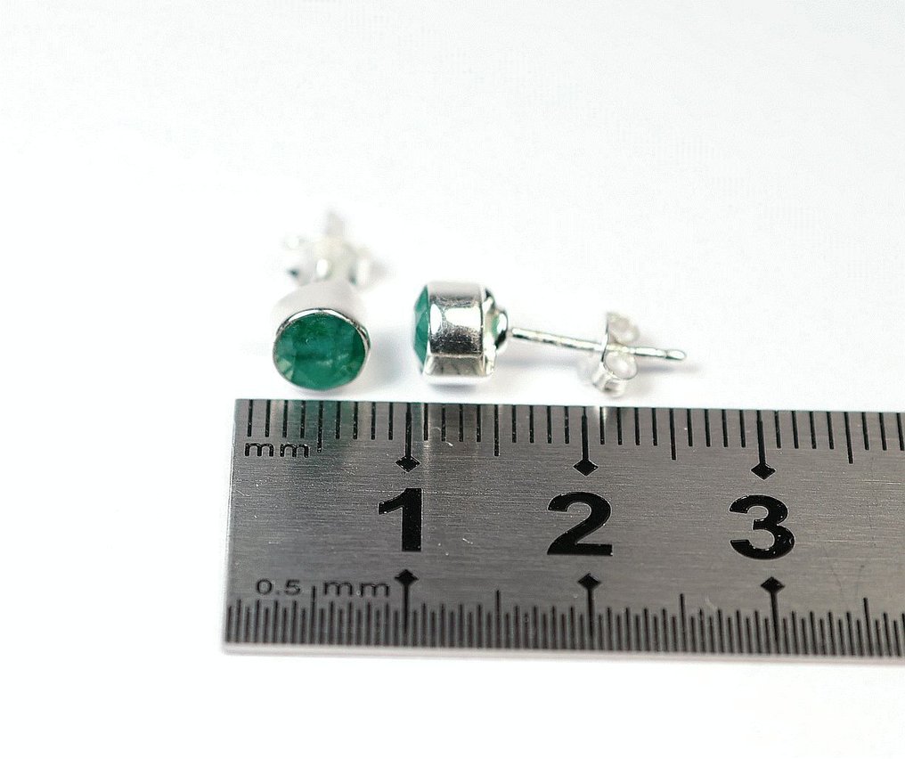 Emerald 2对耳钉/全新- 1.52 g - (2) #2.1