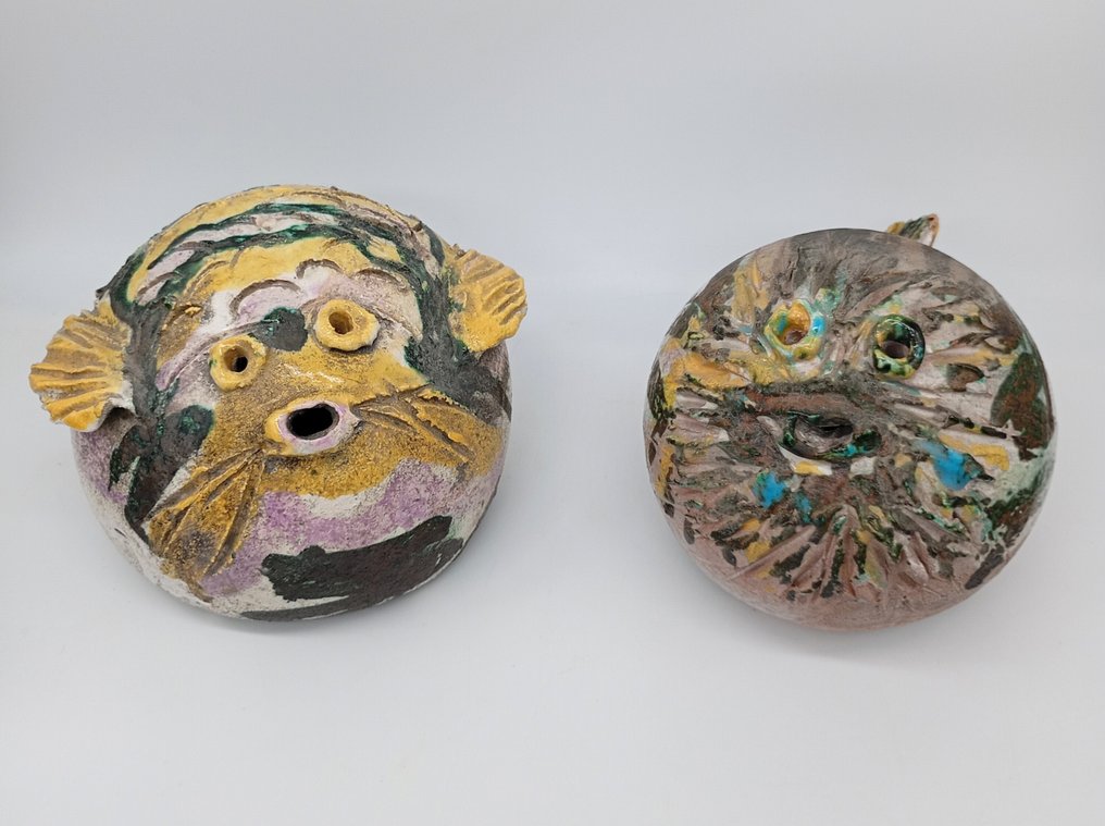 Coppia di Pesci - Γλυπτό Ράκου - Ιταλία #2.1