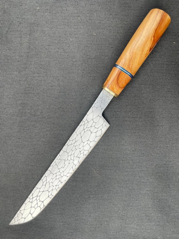 Custom Craft Knife - 餐刀 - 钢, 木 - R325 #1.0