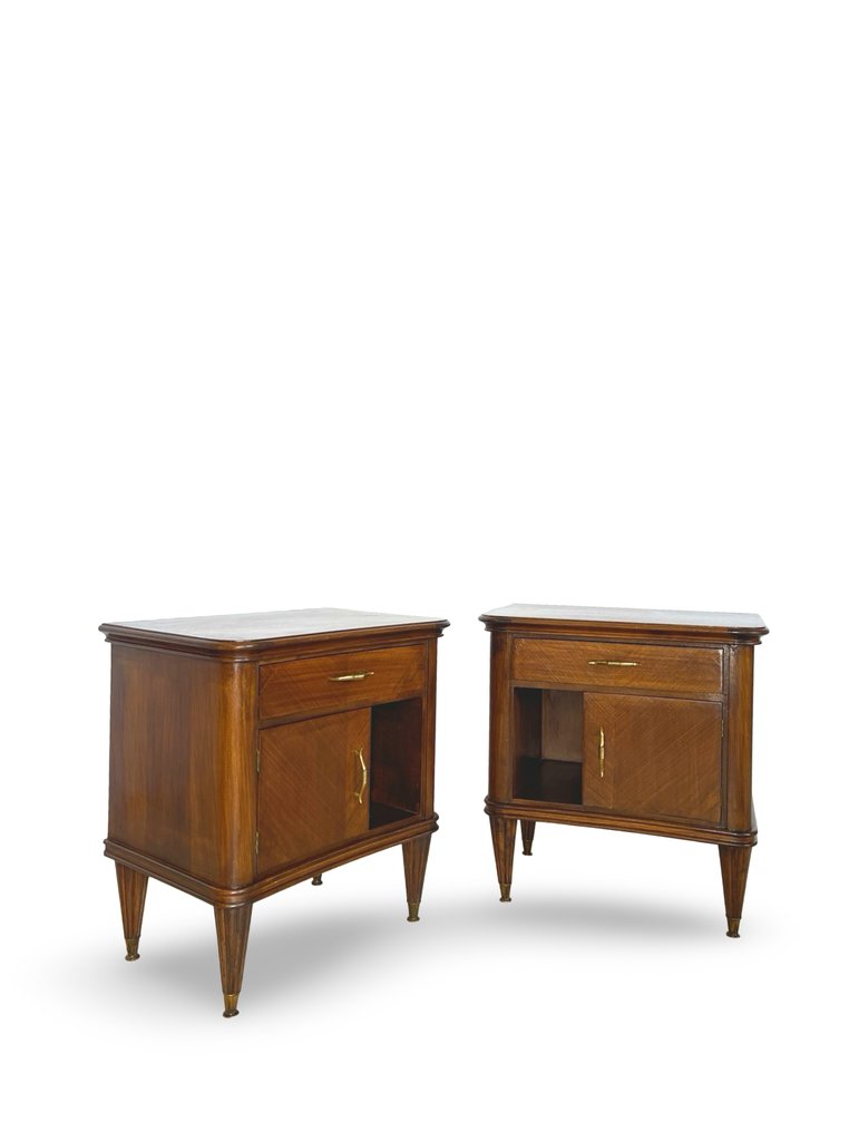 Natbord (2) - Valnød, Messing, Træ #3.2