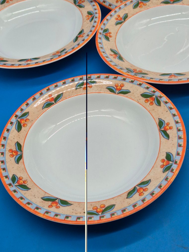 Dinner set - Gallo Design (Villeroy & Boch Group) – „Naranja / Switch 4“ – Porzellan-Servierschale mit 6 - Porcelain #2.1