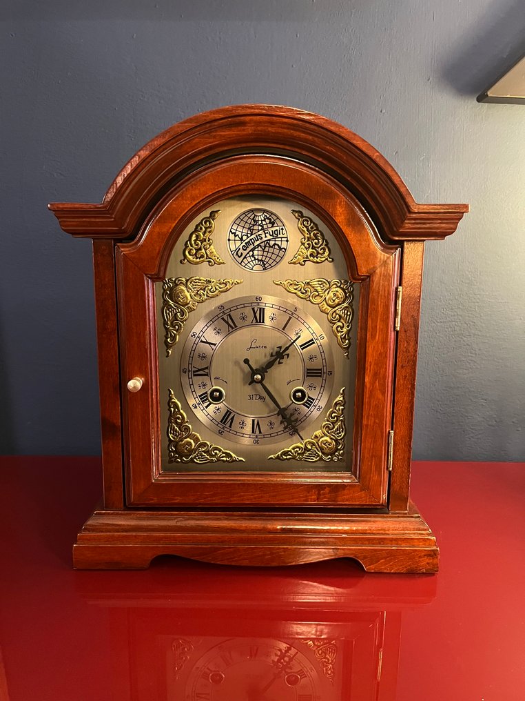 Pendulum clock -   Wood, Metal, Glass - 1990-2000 - Table pendulum clock #1.0