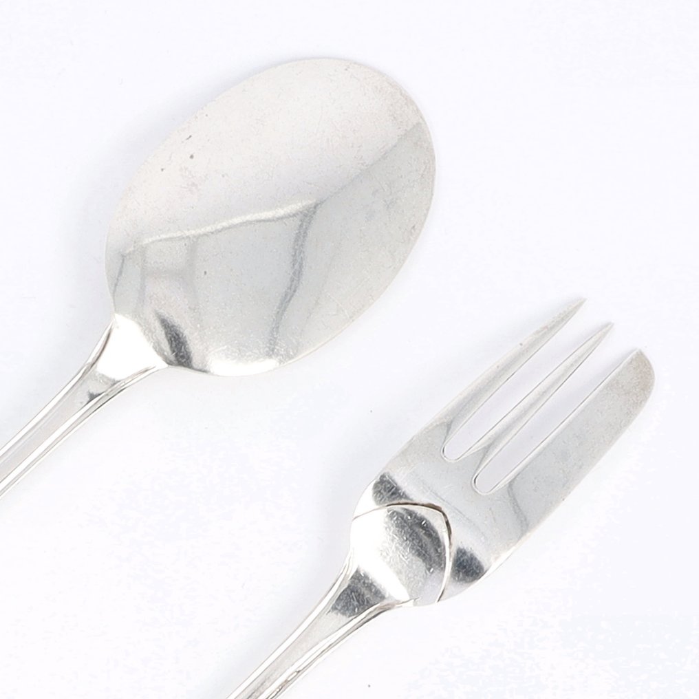 Daniël van Outvorst - Gembercouvert - Amsterdam, 1891 - Servizio da ginger (2) - .833 argento #4.3