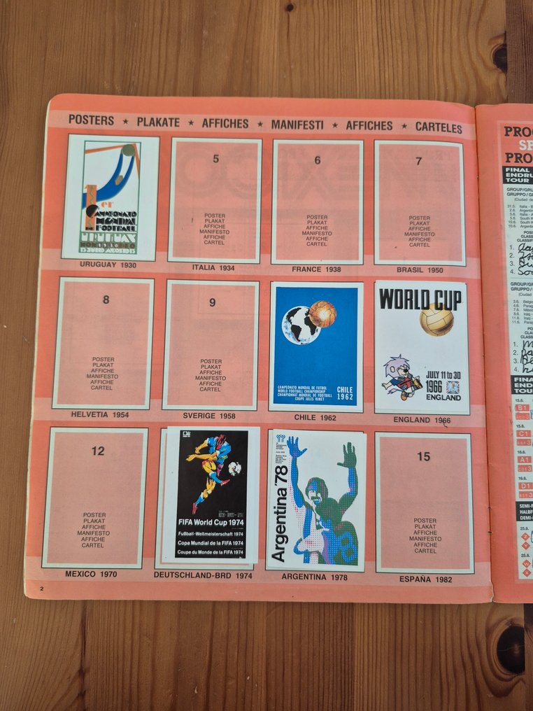 1986 Panini Diego Maradona, Bob Lenarduzzi and others. - 1 Ημιτελές άλμπουμ - Good (GD) #4.3