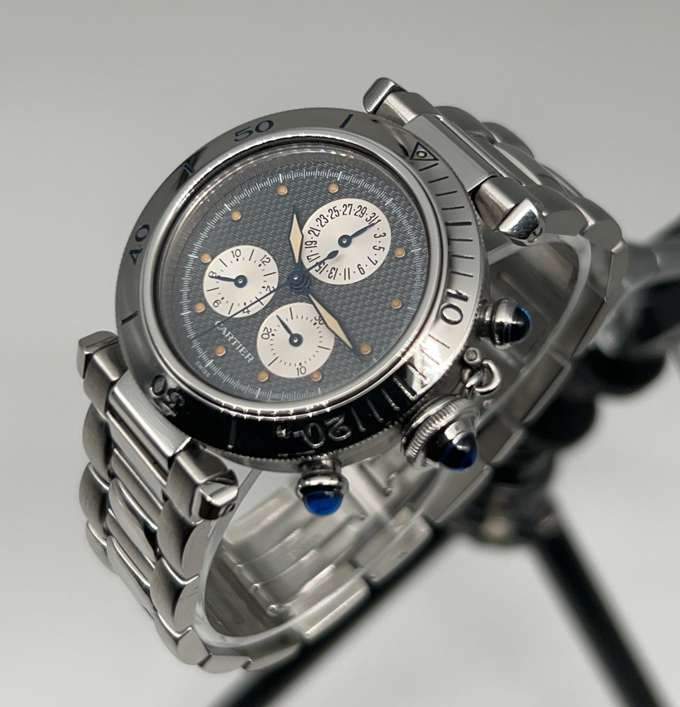 Cartier - Pasha Chronograph - 1352 - Miehet - 1990-1999  #2.1