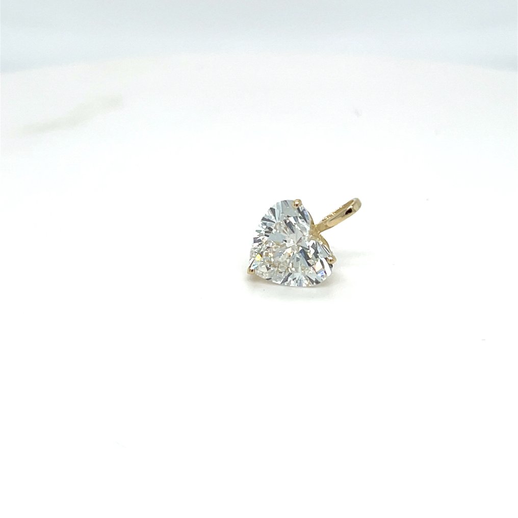 Zonder minimumprijs - Hanger - 14 karaat Geel goud - 2.04ct. tw. Diamant (Lab-grown) #1.0