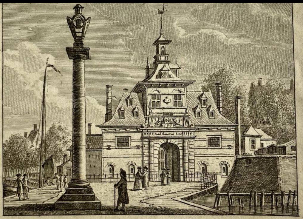 Samuel Hutchinson Englisch (1770 - 1802 ) - Rotterdam de oude Hoofd Poort #3.2