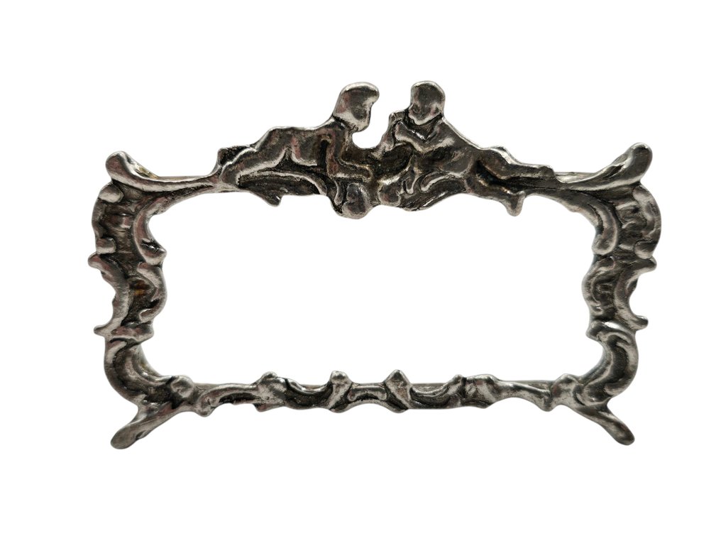 Illallisastiasto (12) - Cherubs, Putti's - Hopeoitu - Nimikorttitelineet #2.1