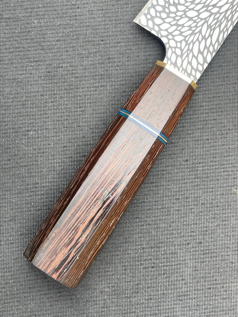 Custom Craft Knife - 餐刀 - 鋼, 木 - R377 #2.1