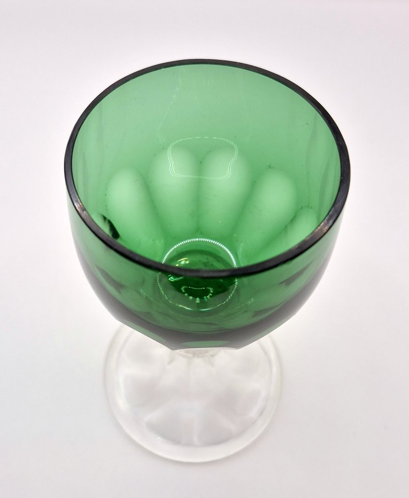 Val Saint Lambert - Weinglas (5) - Kristall, Glas #4.3