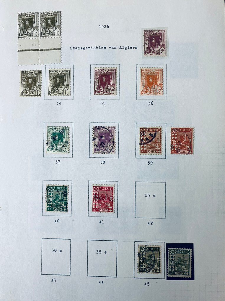 Wereld  - Collectie / Uitzoeker Algerije #1.0