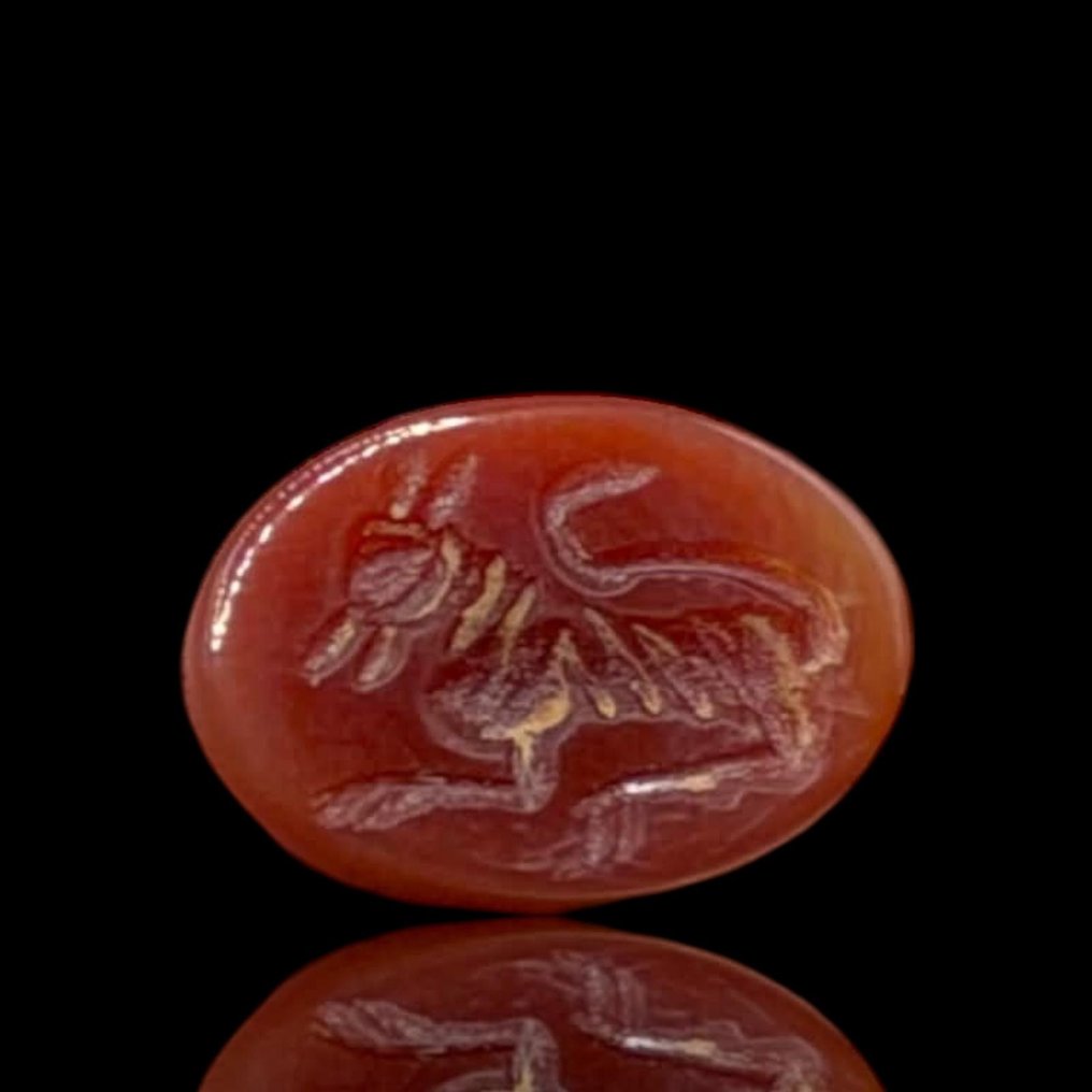 Roman Carnelian Intaglio Cabochon  (No Reserve Price) #1.0