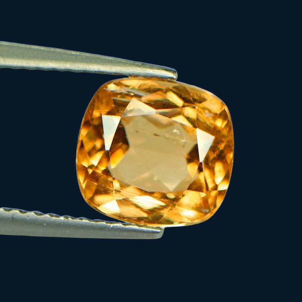 1 pcs Oransje Topas - 2.61 ct - Internasjonal forening for fargede edelstener (ICA GemLab) - Royal-Imperial-Topaz #3.2