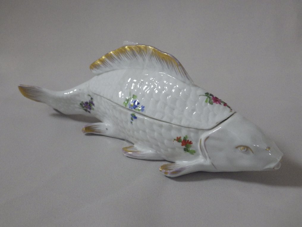 Schierholz & Sohn - 玩具人偶 - Poisson "boîte en porcelaine" - 瓷 #2.1