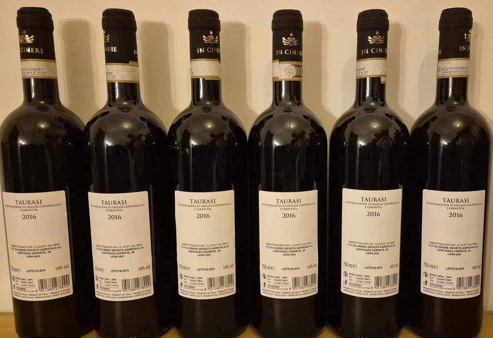 2018 In Cinere, Phoenix Taurasi - Καμπανία DOCG - 6 Bottles (0.75L) #2.1