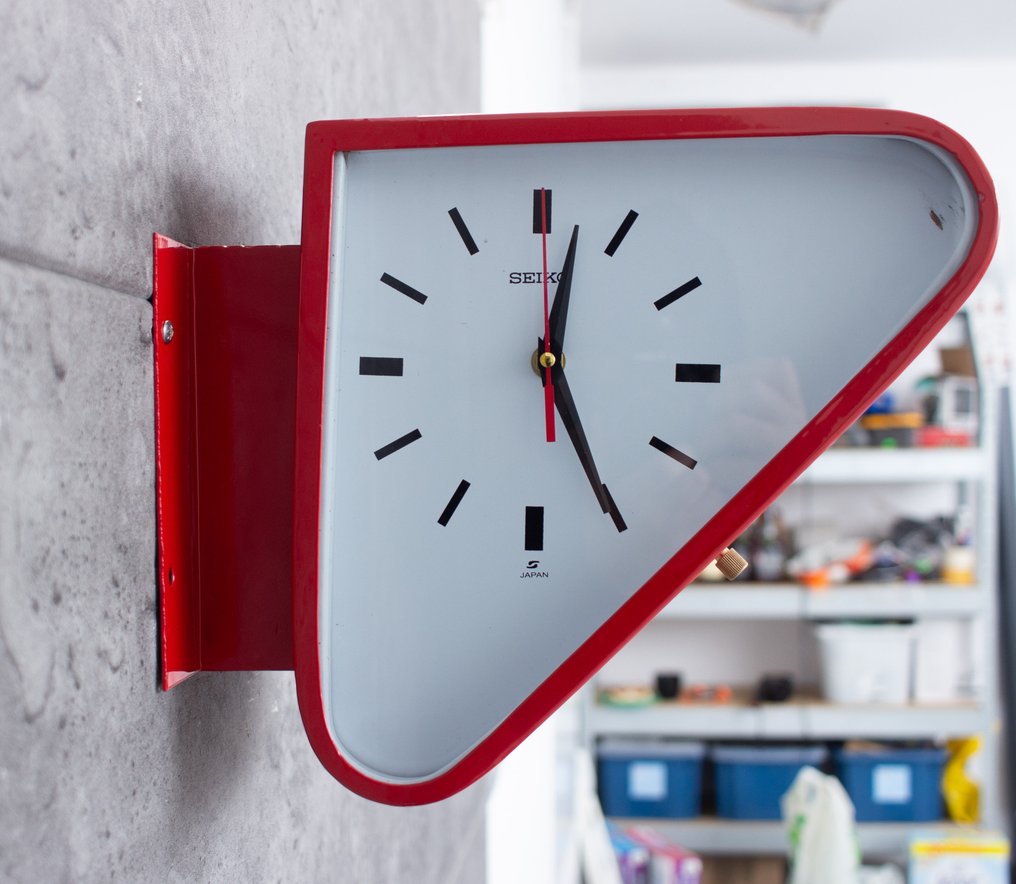 Ρολόι τοίχου - Seikosha CO. LTD Seiko -   Χάλυβας, Βακελίτης, Πλαστικό, Γυαλί - 1980-1990 #2.1