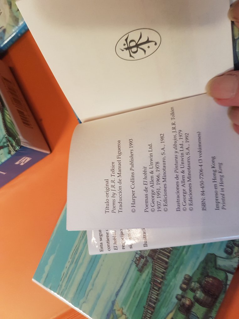 J.R.R. Tolkien / Illustrations by J.R.R. Tolkien - Poemas de J.R.R. Tolkien 3 volumes boxed - 1992-1993 #3.2