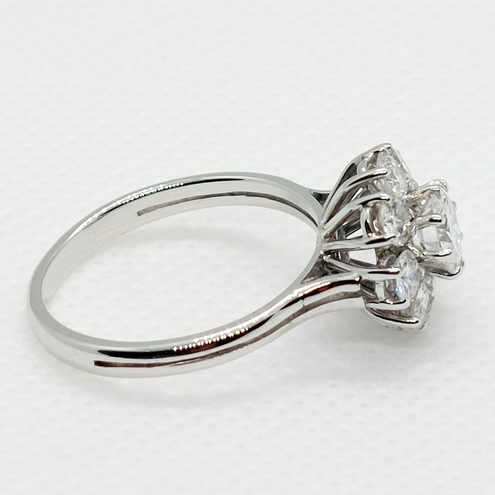 Gyűrű - 18 kt. Fehér arany #4.3