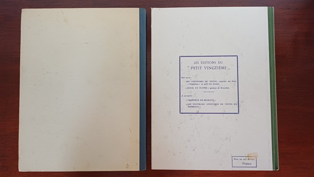 Tintin - Tintin Au Pays des Soviets + Au Congo - 2 Facsimile albums - Reprint - 1981/1982 #1.0