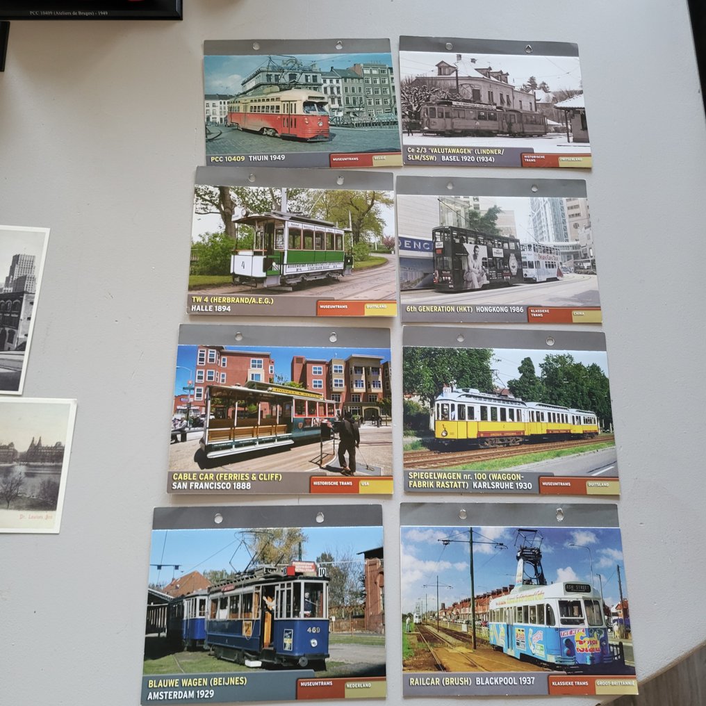 Atlas 1:87 - Modeltram (24) - 9x Statische trams met toebehoren #4.3