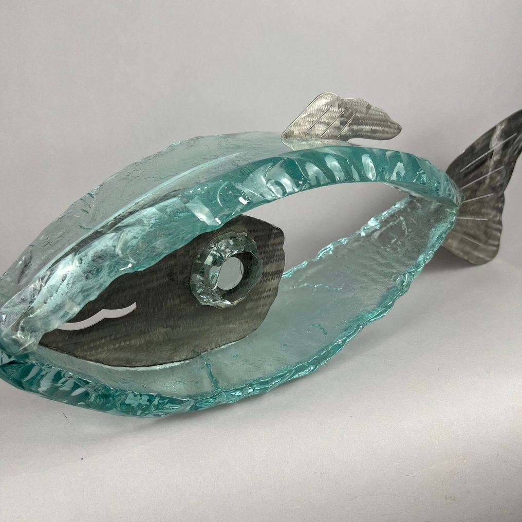 Andrzej Rafalski - LARGE -Glass Fish- hand nade #3.2