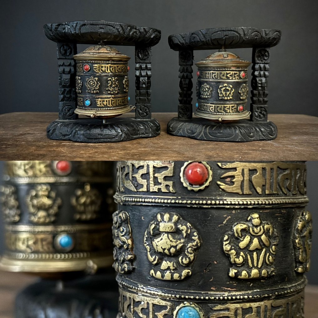  Imakerék (2) - Bronz, Papír, Fa, Üveg - 1970-1980  #1.0